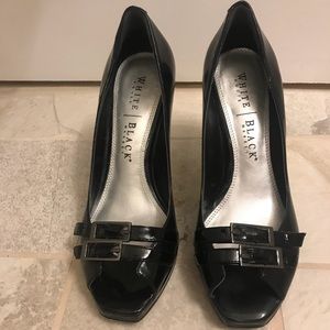 Patent leather 4in heels, White House Black Market